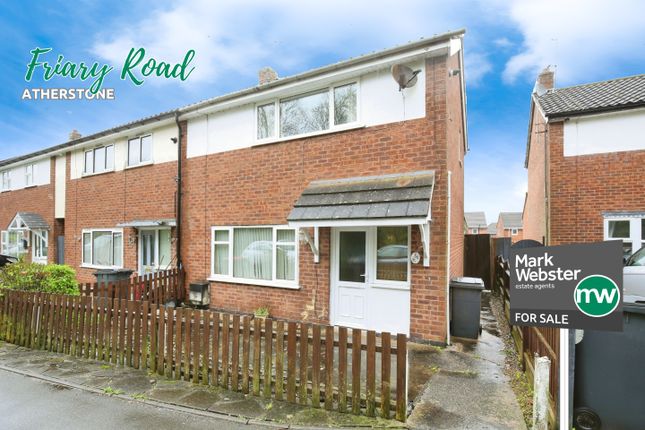 End terrace house for sale in Friary Road, Atherstone