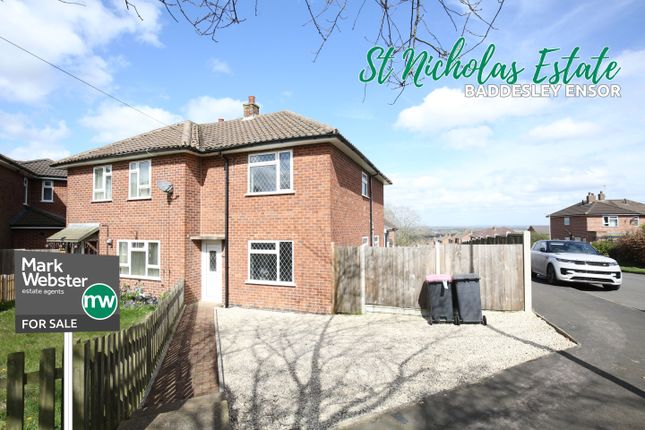 Semi-detached house for sale in St. Nicholas Estate, Baddesley Ensor, Atherstone