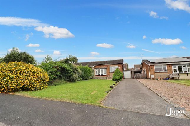 Thumbnail Semi-detached bungalow for sale in Walnut Close, Markfield, Leicestershire