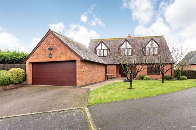 Thumbnail Detached house for sale in Hall Gardens, Great Glen, Leicester, Leicestershire