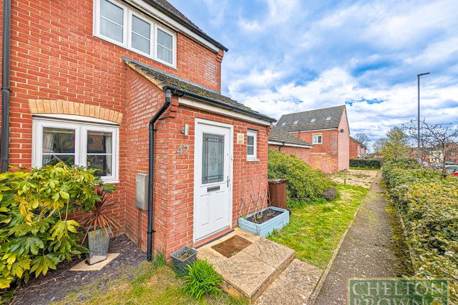 Thumbnail End terrace house to rent in Kent Road, St Crispins, Duston, Northampton