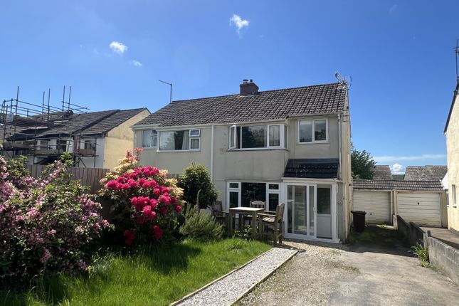Thumbnail Semi-detached house for sale in Kay Crescent, Bodmin, Cornwall