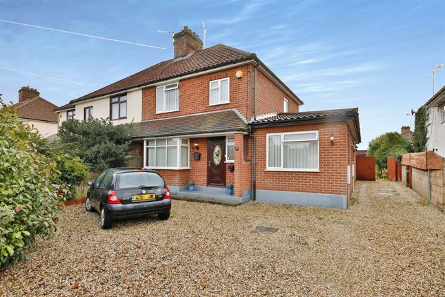 Thumbnail Semi-detached house for sale in Reepham Road, Hellesdon, Norwich