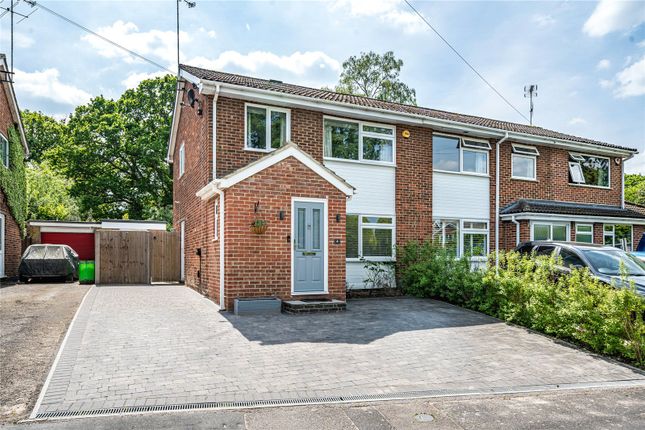 Semi-detached house for sale in Nutley Close, Yateley, Hampshire