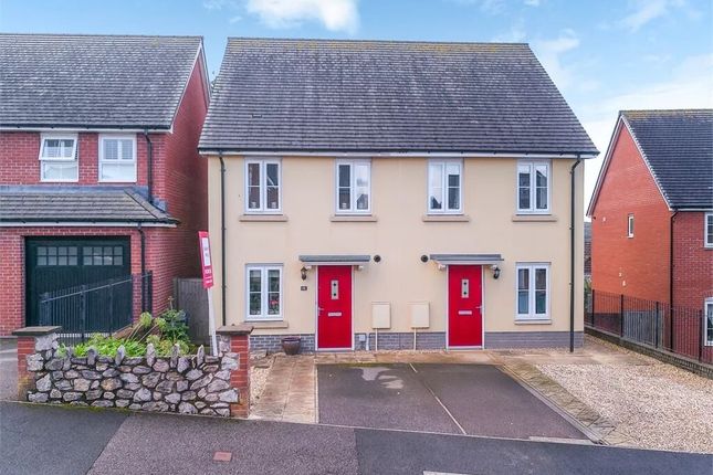 2-bed semi-detached on 15, Hockmore Drive, Newton Abbot, £225,000