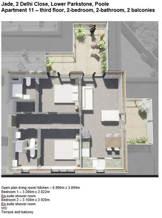 Flat for sale in Delhi Close, Lower Parkstone, Poole, Dorset