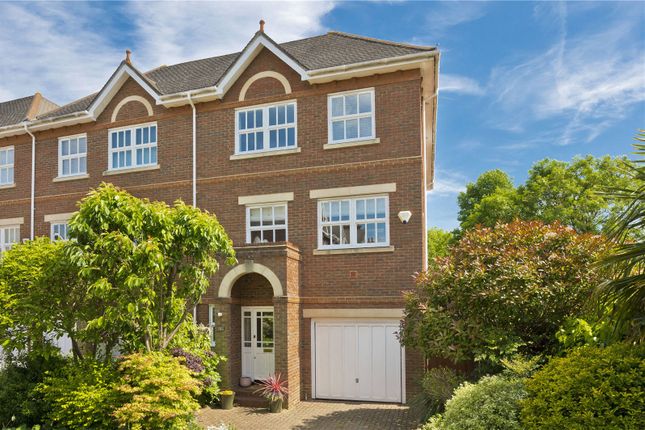 Thumbnail End terrace house for sale in The Riverside, Graburn Way, East Molesey, Surrey