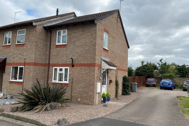 Thumbnail End terrace house for sale in Foxgloves, Deeping St James, Deeping St James