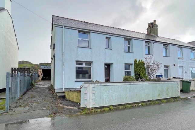 End terrace house for sale in Arvonia, Carmel, Caernarfon