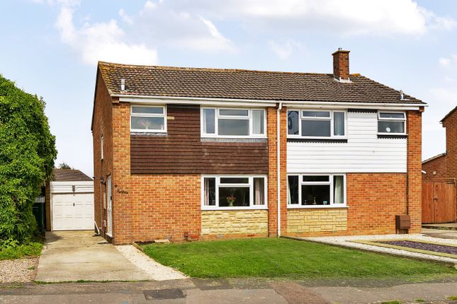 Thumbnail Semi-detached house for sale in Crown Drive, Bishops Cleeve, Cheltenham, Gloucestershire