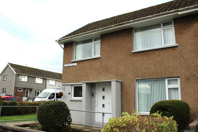 Thumbnail End terrace house for sale in Keens Place, Bryncethin, Bridgend.