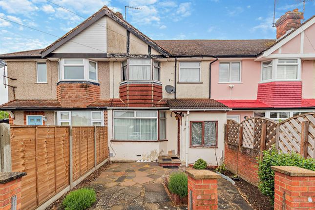 Thumbnail Terraced house for sale in Evelyn Crescent, Sunbury-On-Thames