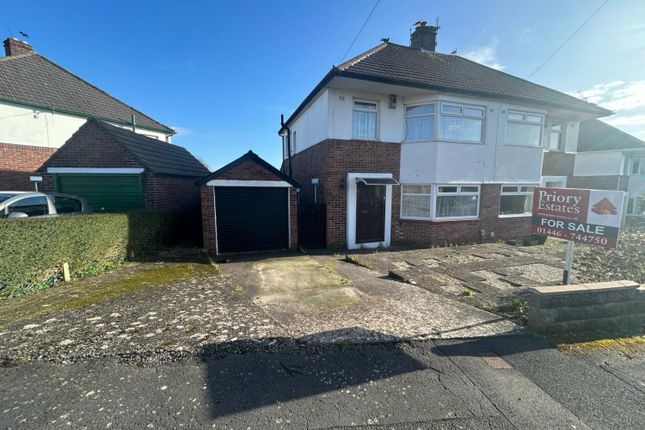 Semi-detached house for sale in Crossfield Road, Barry