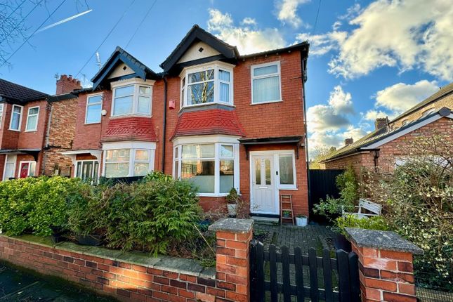 Thumbnail Semi-detached house for sale in Daresbury Road, Chorlton Cum Hardy, Manchester