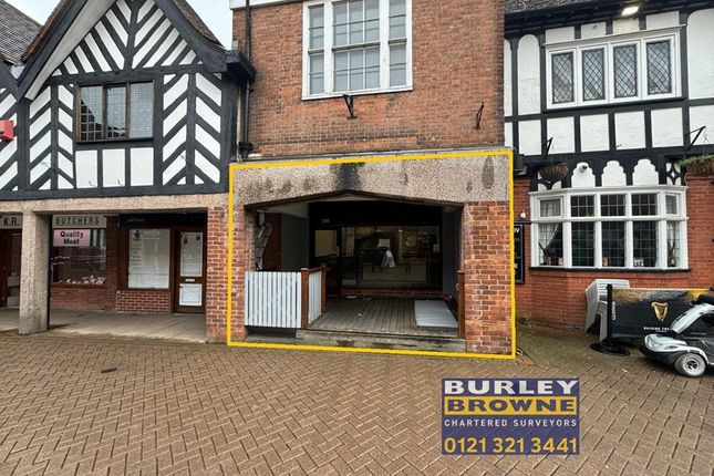Retail premises to let in 36 Bore Street, Lichfield, Staffordshire