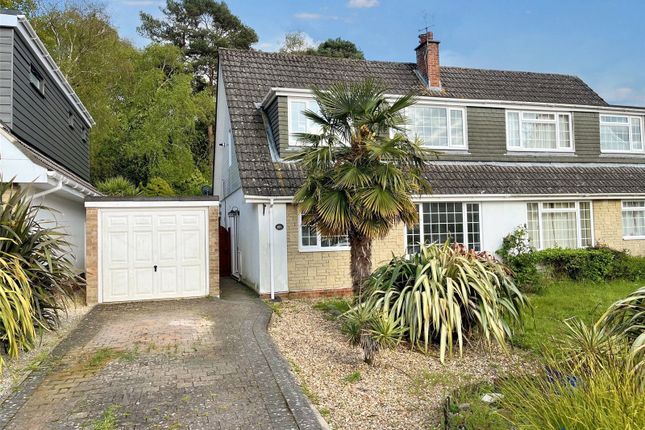 Semi-detached house for sale in South Western Crescent, Whitecliff, Poole, Dorset