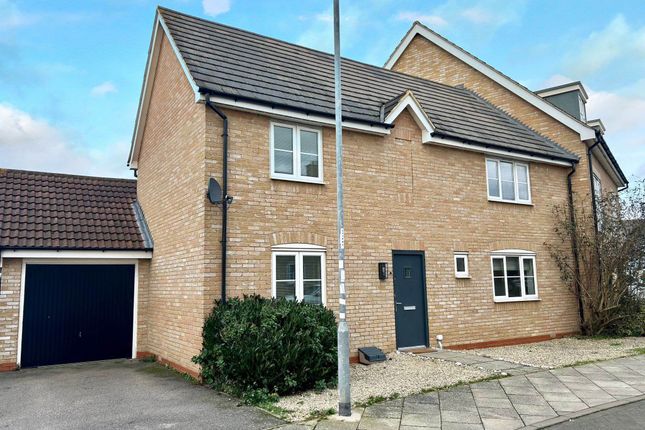 Semi-detached house for sale in Stokes Drive, Godmanchester, Huntingdon