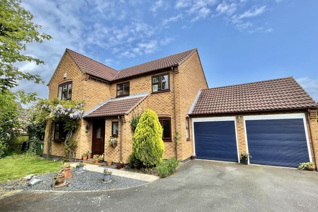 Detached house for sale in Borrowcup Close, Countesthorpe, Leicester, Leicestershire.