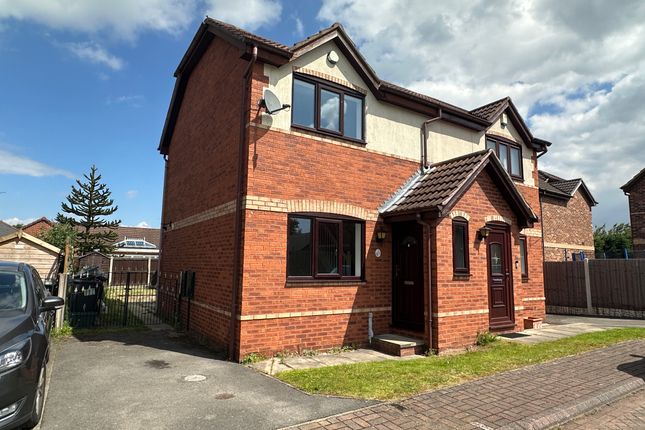 Thumbnail Semi-detached house to rent in Church Meadow Road, Rossington, Doncaster