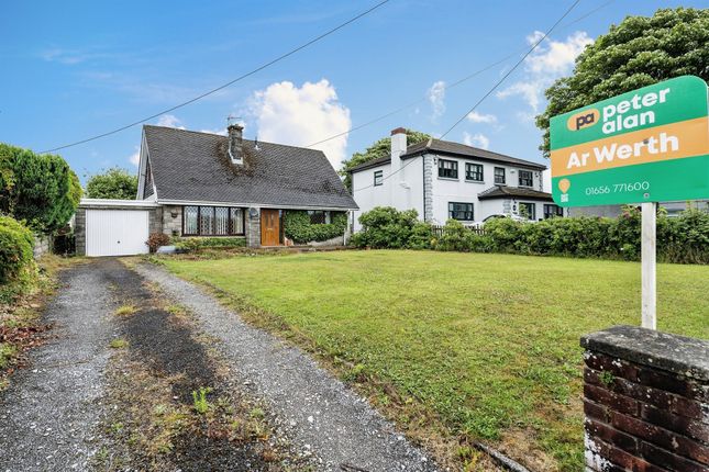 Thumbnail Detached bungalow for sale in Cefn Road, Cefn Cribwr, Bridgend