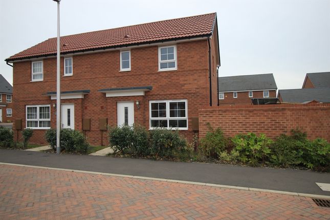 Thumbnail Semi-detached house for sale in Marchant Way, Warwick