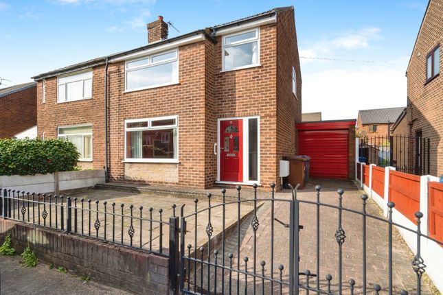 Semi-detached house for sale in Moorland Road, Wigan, Lancashire