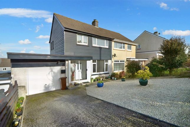 Thumbnail Semi-detached house for sale in Carrick Road, Falmouth
