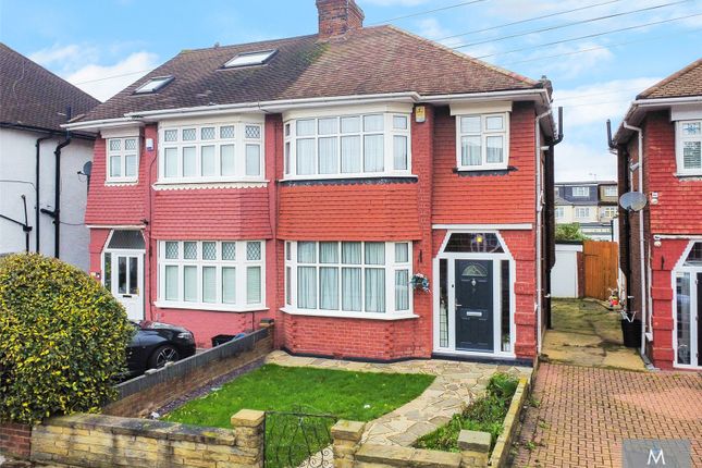 Semi-detached house for sale in Harewood Drive, Ilford