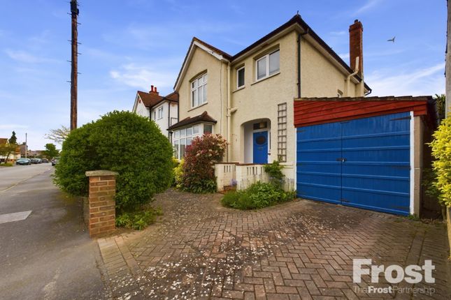 Thumbnail Detached house for sale in Wellington Road, Ashford, Middlesex