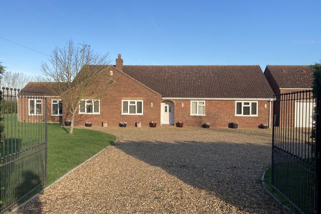 Thumbnail Detached bungalow for sale in Flint House Road, Threeholes, Wisbech