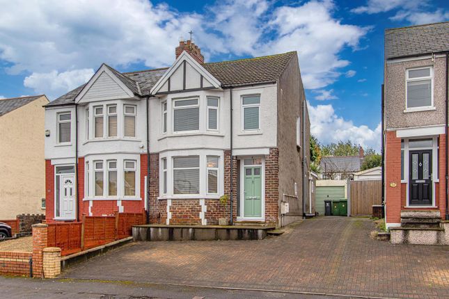 Thumbnail Semi-detached house for sale in Everswell Road, Fairwater, Cardiff