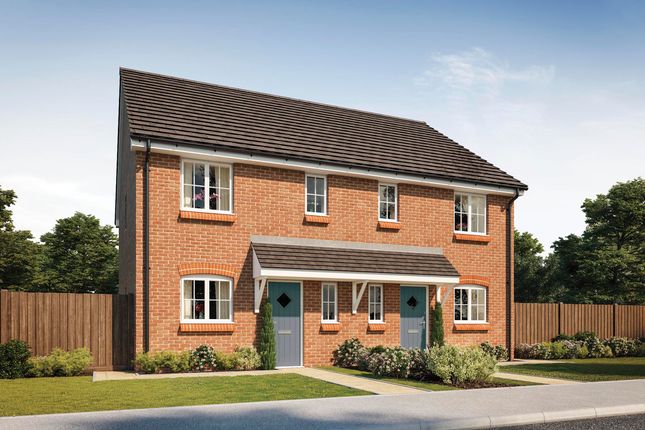 Thumbnail Semi-detached house for sale in "The Turner" at Oakamoor Road, Cheadle, Stoke-On-Trent