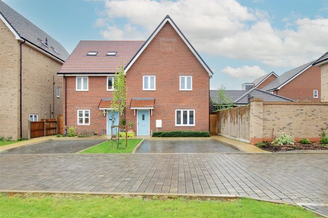 Thumbnail Semi-detached house for sale in Nursery Way, Bengeo, Hertford