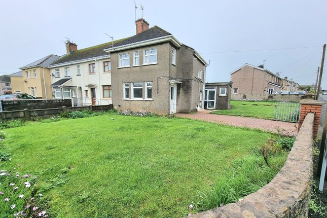 Thumbnail Semi-detached house to rent in Mill Road, Pyle, Bridgend County.