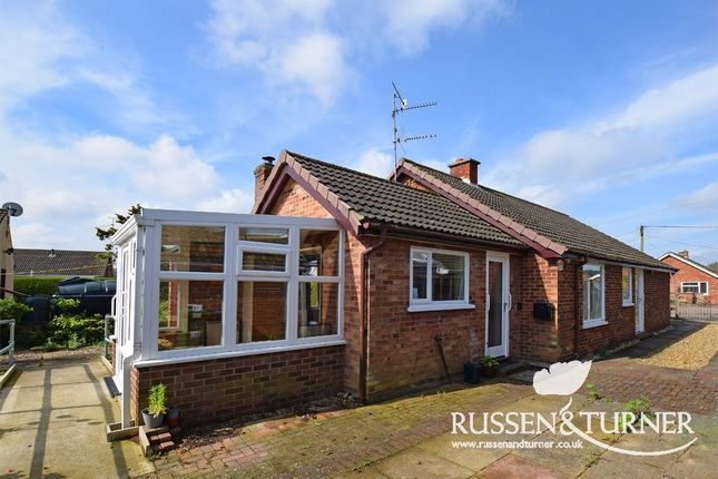 Thumbnail Bungalow for sale in Rookery Close, Clenchwarton, King's Lynn