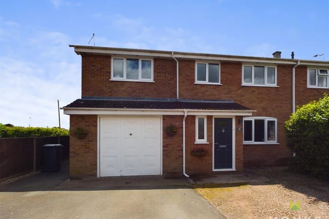 Thumbnail Semi-detached house for sale in Pyms Road, Wem, Shrewsbury