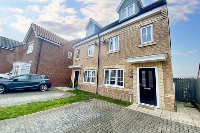 Semi-detached house for sale in Woodland Close, Bedlington