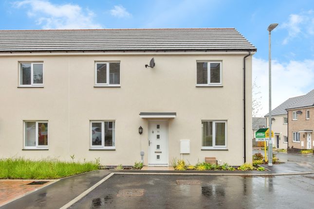 Semi-detached house for sale in Halgavor View, Bodmin, Cornwall