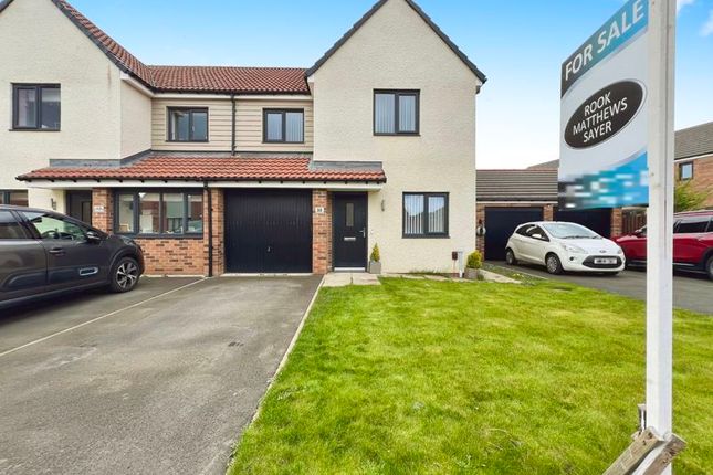 Thumbnail Semi-detached house for sale in Swallow Drive, Holystone, Newcastle Upon Tyne