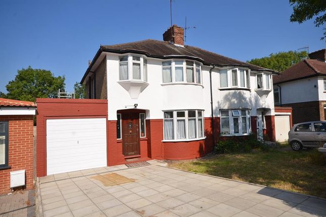 Thumbnail Semi-detached house to rent in Uxendon Hill, Wembley, Middlesex