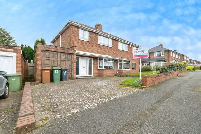 Thumbnail Semi-detached house for sale in Cherrywood Road, Streetly, Sutton Coldfield
