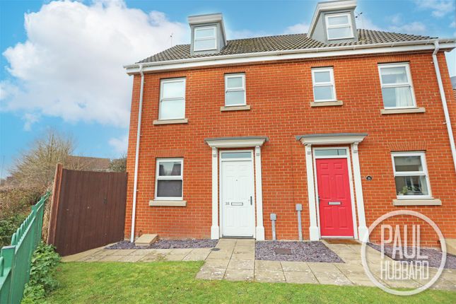 Semi-detached house for sale in Holystone Way, Carlton Colville