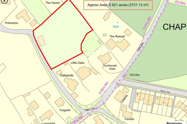 Land for sale in Chapel, Launceston, Cornwall