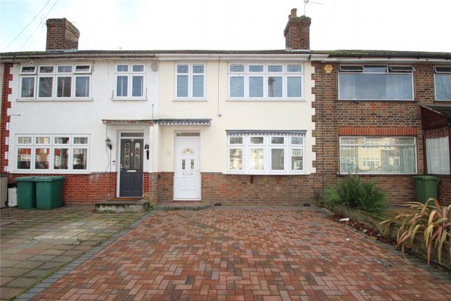 Thumbnail Terraced house to rent in Woodcote Avenue, Hornchurch