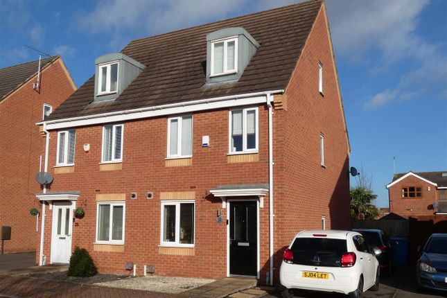 Semi-detached house for sale in Balata Way, Stretton, Burton-On-Trent