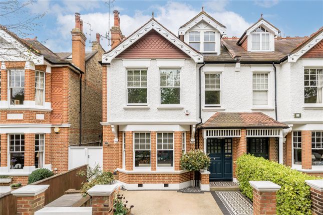 Semi-detached house for sale in Kitson Road, Barnes, London