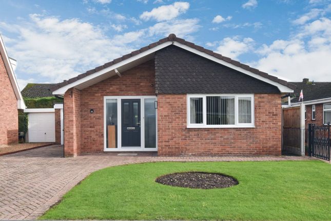 Thumbnail Detached bungalow for sale in Campbell Road, Market Drayton