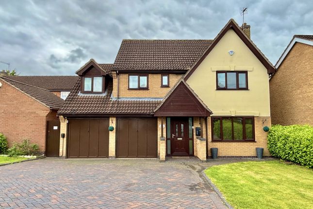 Thumbnail Detached house for sale in Burnham Drive, Whetstone, Leicester, Leicestershire.