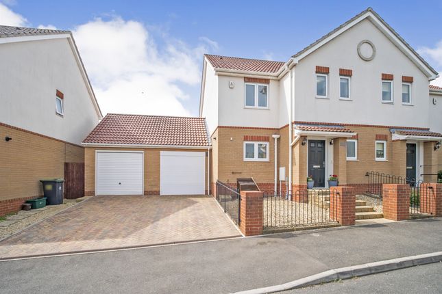 Thumbnail Semi-detached house for sale in Gentian Way, Weymouth