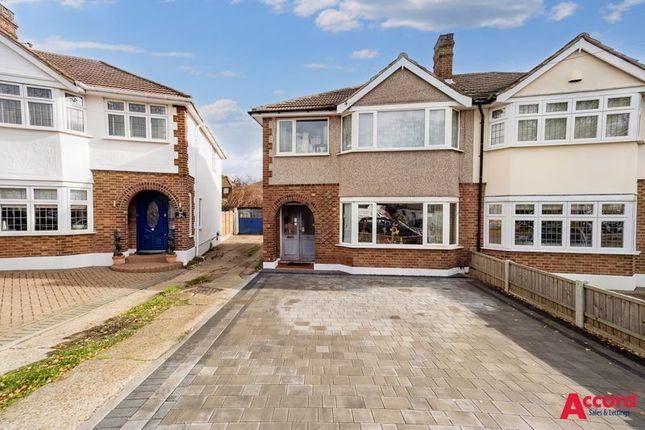 Thumbnail Semi-detached house for sale in Garry Way, Rise Park, Romford